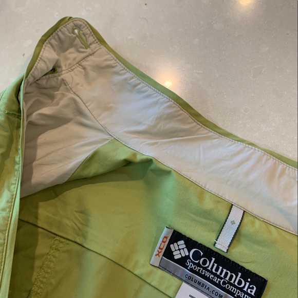 Columbia Sportswear XCO chartreuse cotton stretchy jacket L. - Picture 13 of 13